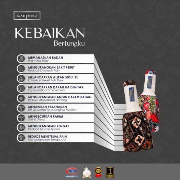 Tungku Elektrik Mahthika Set Kesuma Edisi Gold – 8 Secret Herba Mujarab - Image 9