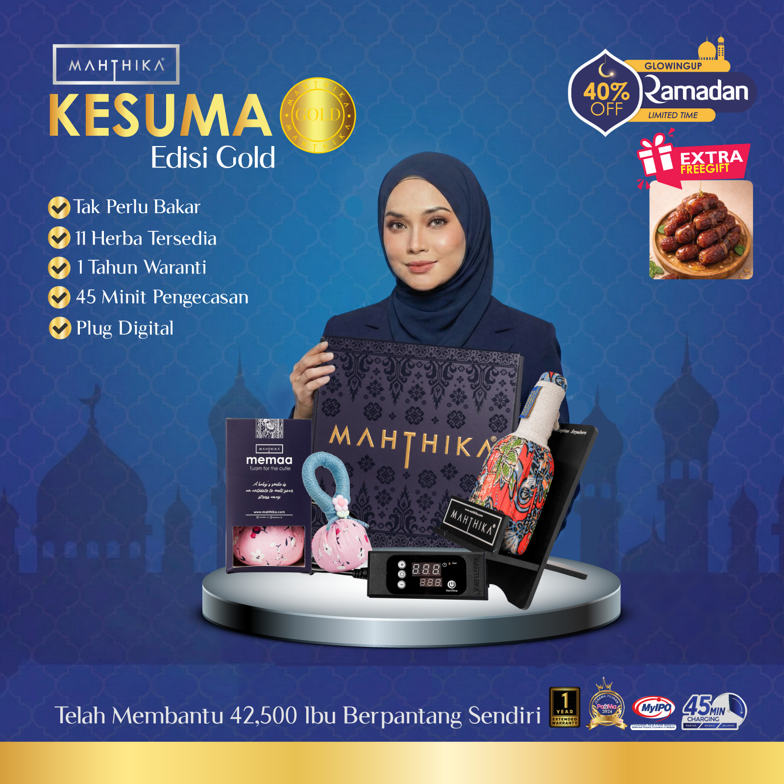 Pakej Ibu Dan Anak Kesuma Edisi Gold – Best Deal 2025