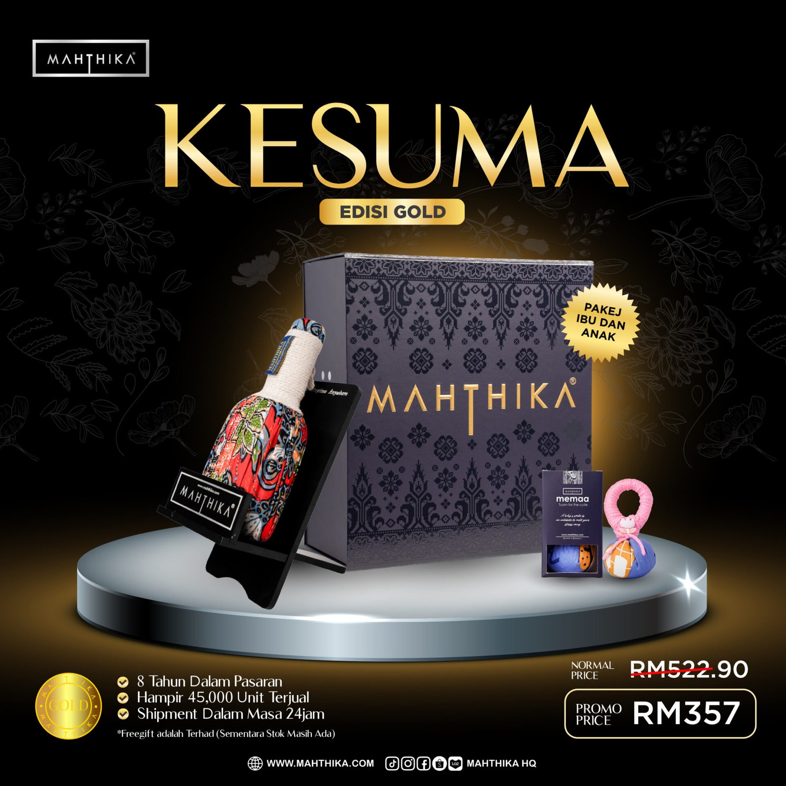 Pakej Ibu Dan Anak Kesuma Edisi Gold – Best Deal 2025