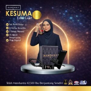 Tungku Elektrik Mahthika Set Kesuma Edisi Gold – 8 Secret Herba Mujarab