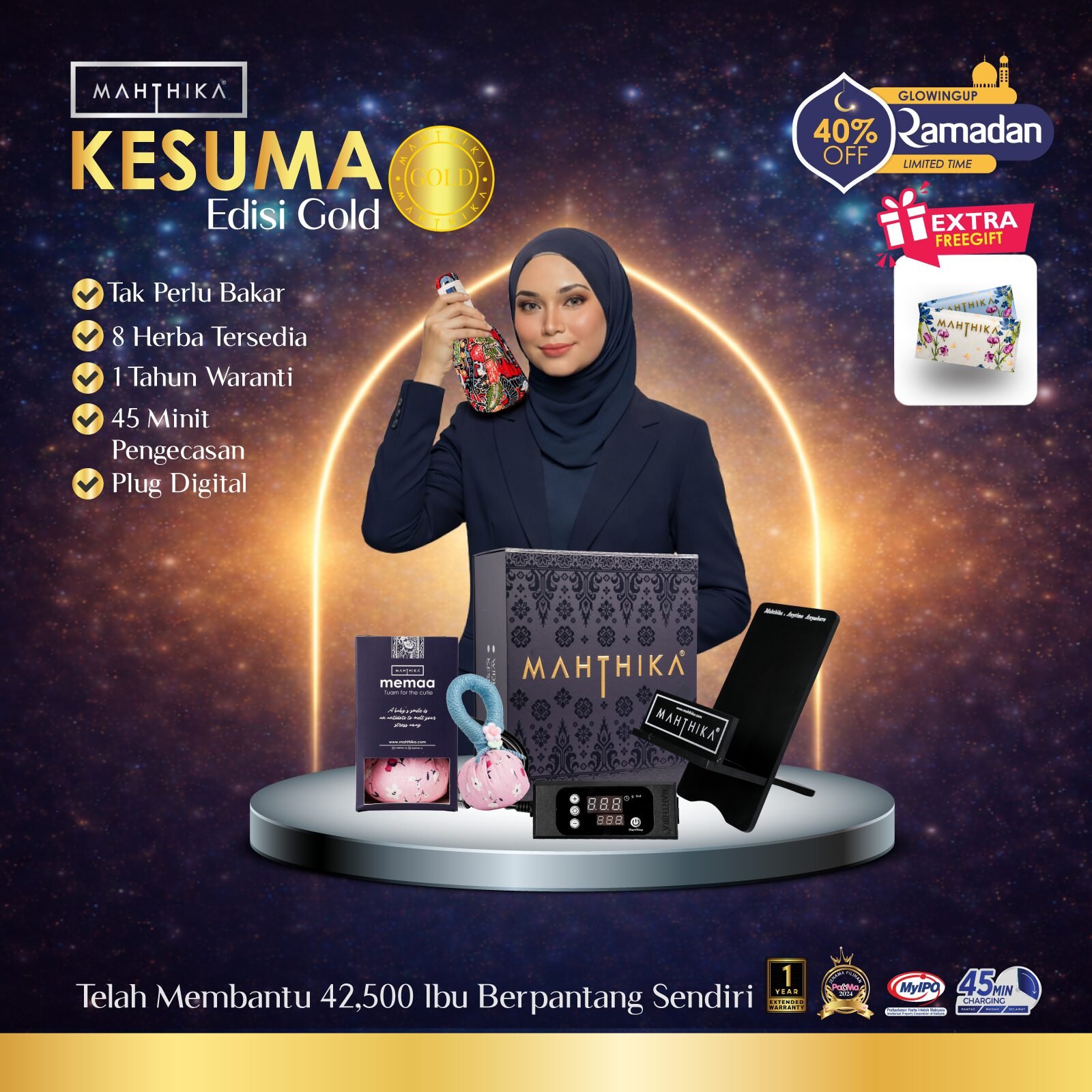 Pakej Ibu Dan Anak Kesuma Edisi Gold – Best Deal 2025