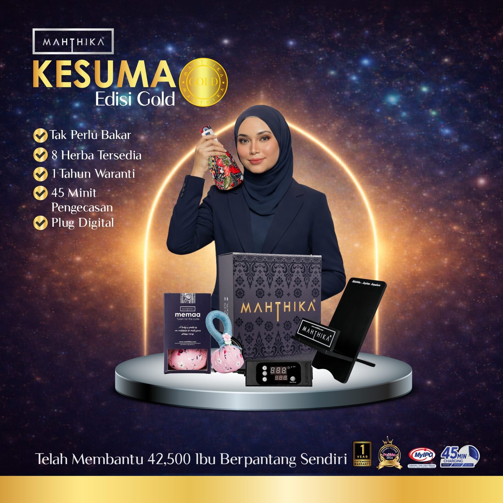 Pakej Ibu Dan Anak Kesuma Edisi Gold – Best Deal 2025