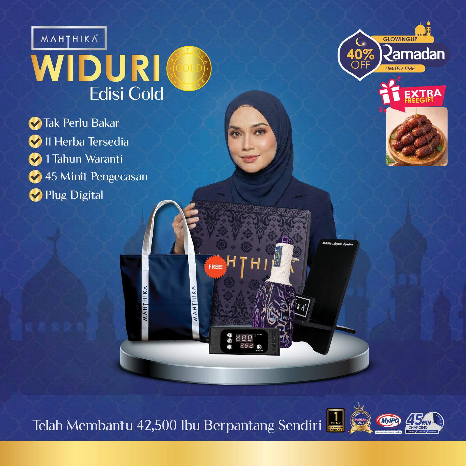 Widuri Gold (Plug Digital + Charge 45 Minit)