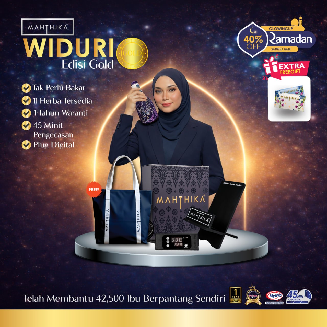 Widuri Gold (Plug Digital + Charge 45 Minit)